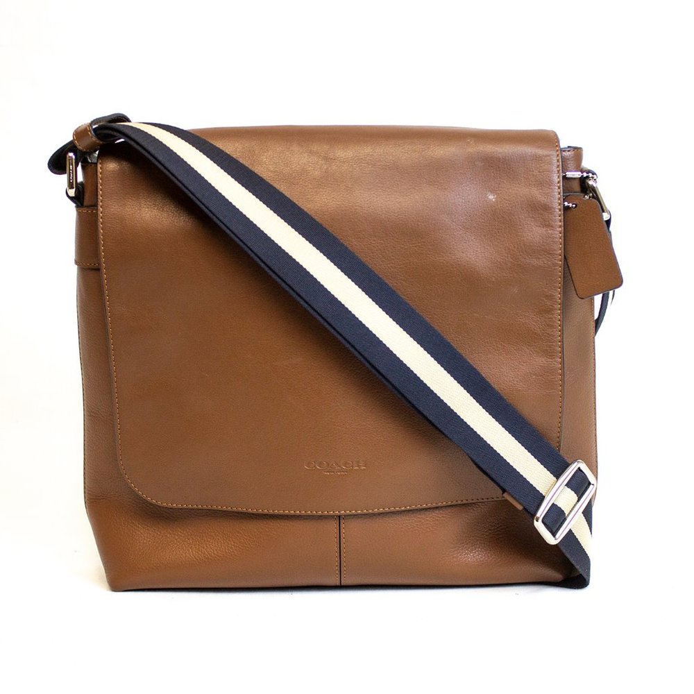 Coach Brown Leather Messenger Bag